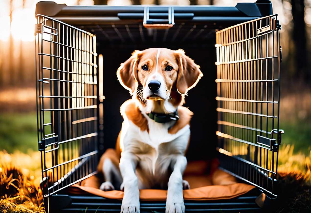 Caisse de transport pour chien de chasse : choisir la meilleure pour votre compagnon
