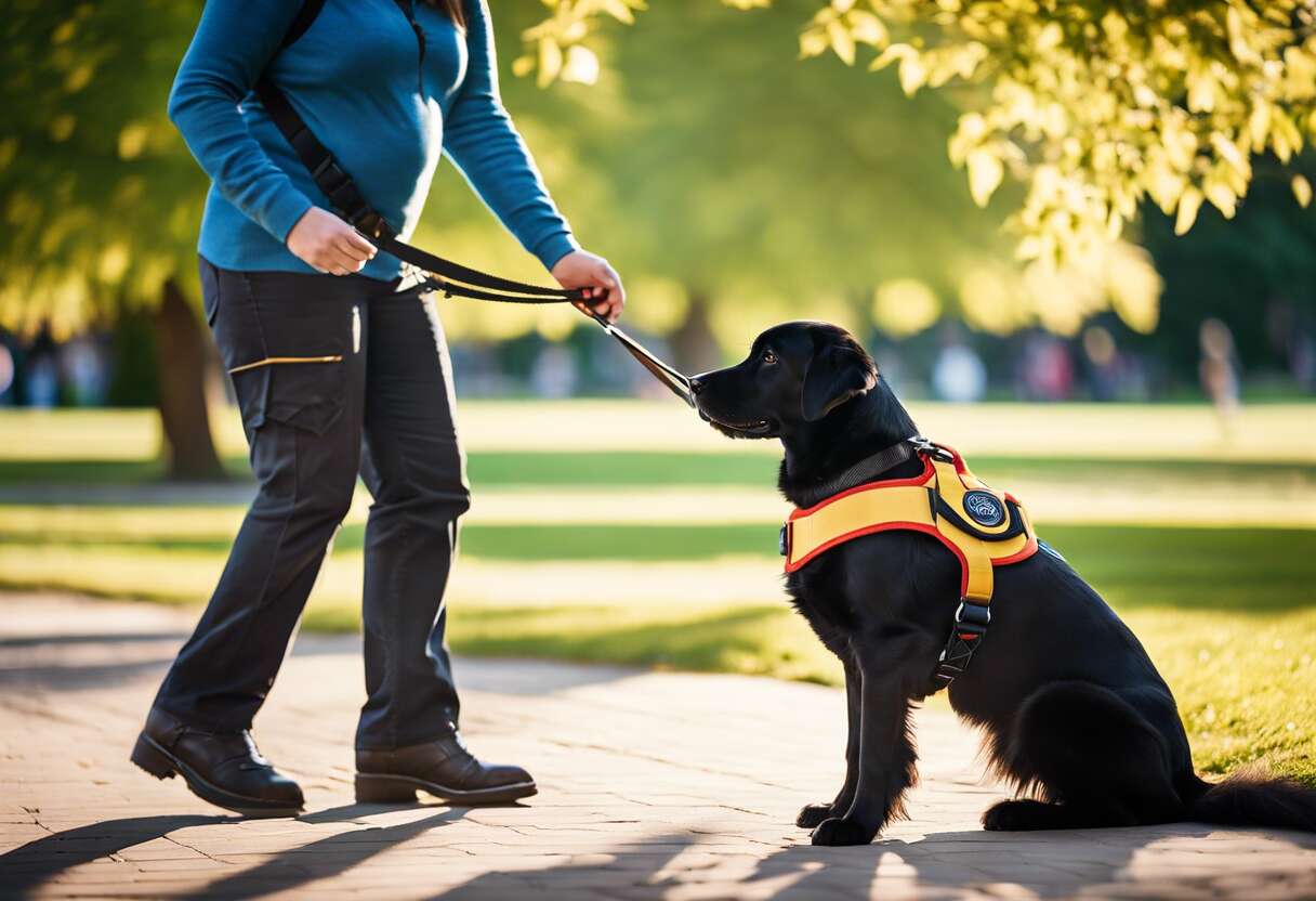 Cours de dressage : devenir dresseur de chiens d'assistance