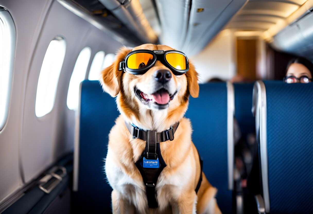 Voyager en avion avec un chien : conseils et réglementations