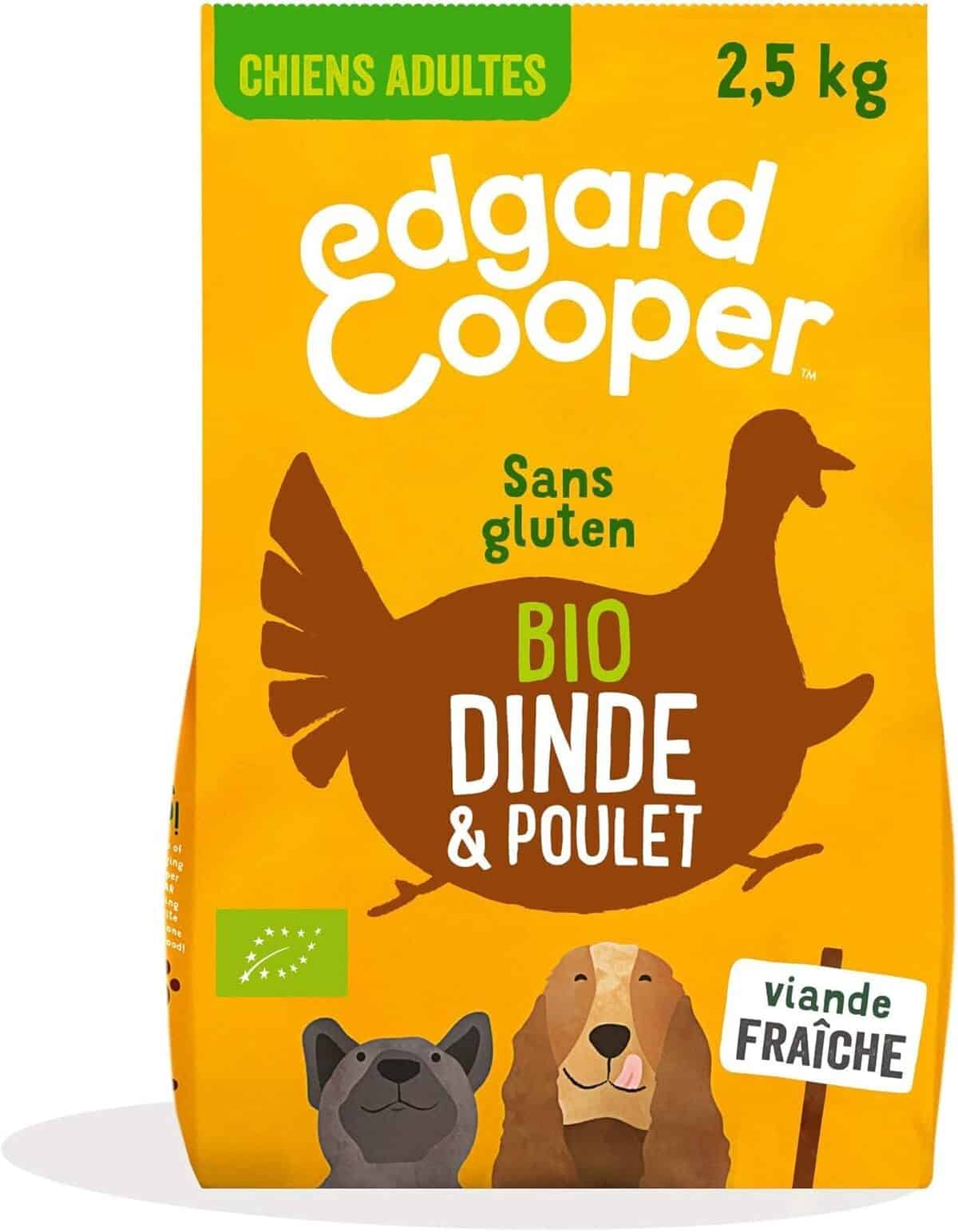 Croquettes Edgard & Cooper : test de la Gamme Bio Dinde & Poulet