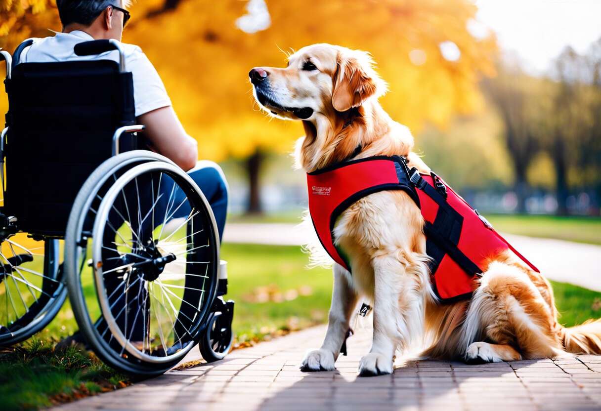 Chien d'assistance : un ami précieux pour les personnes en besoin