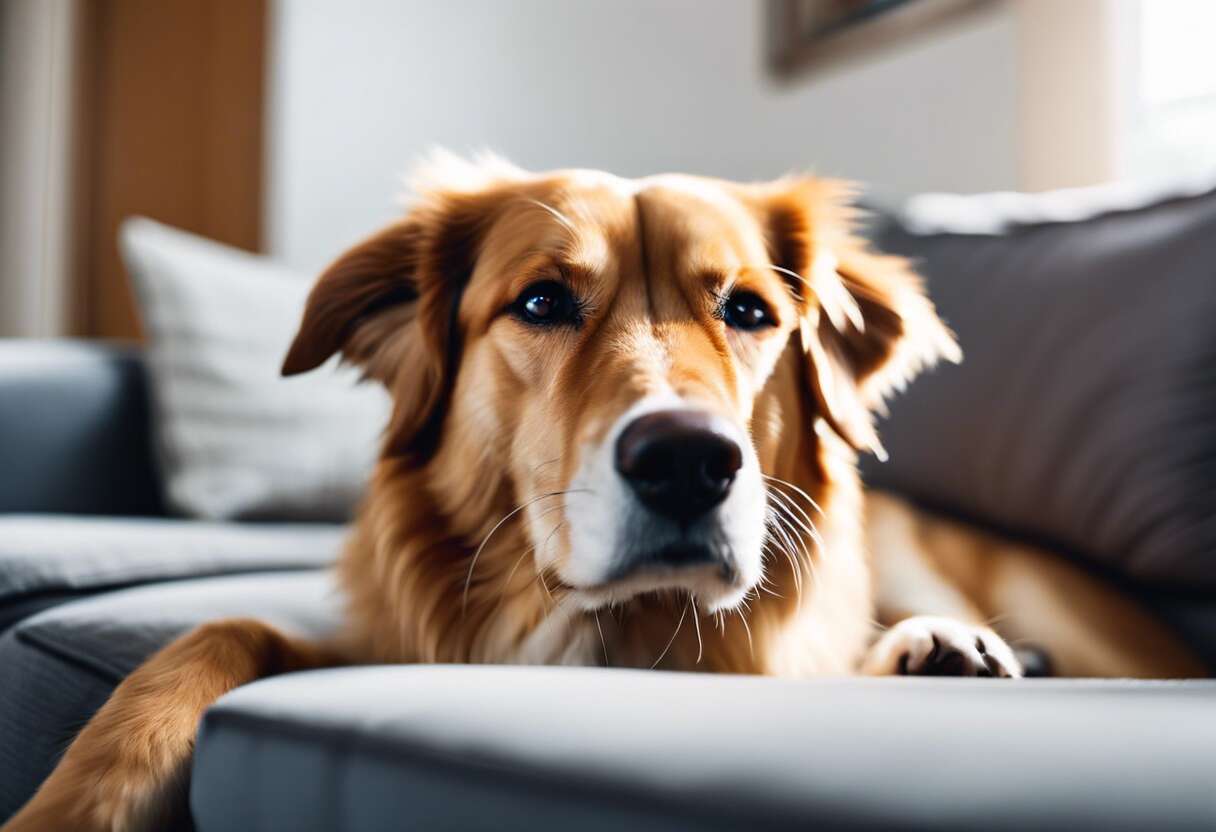Chien qui éternue souvent : causes et traitements efficaces