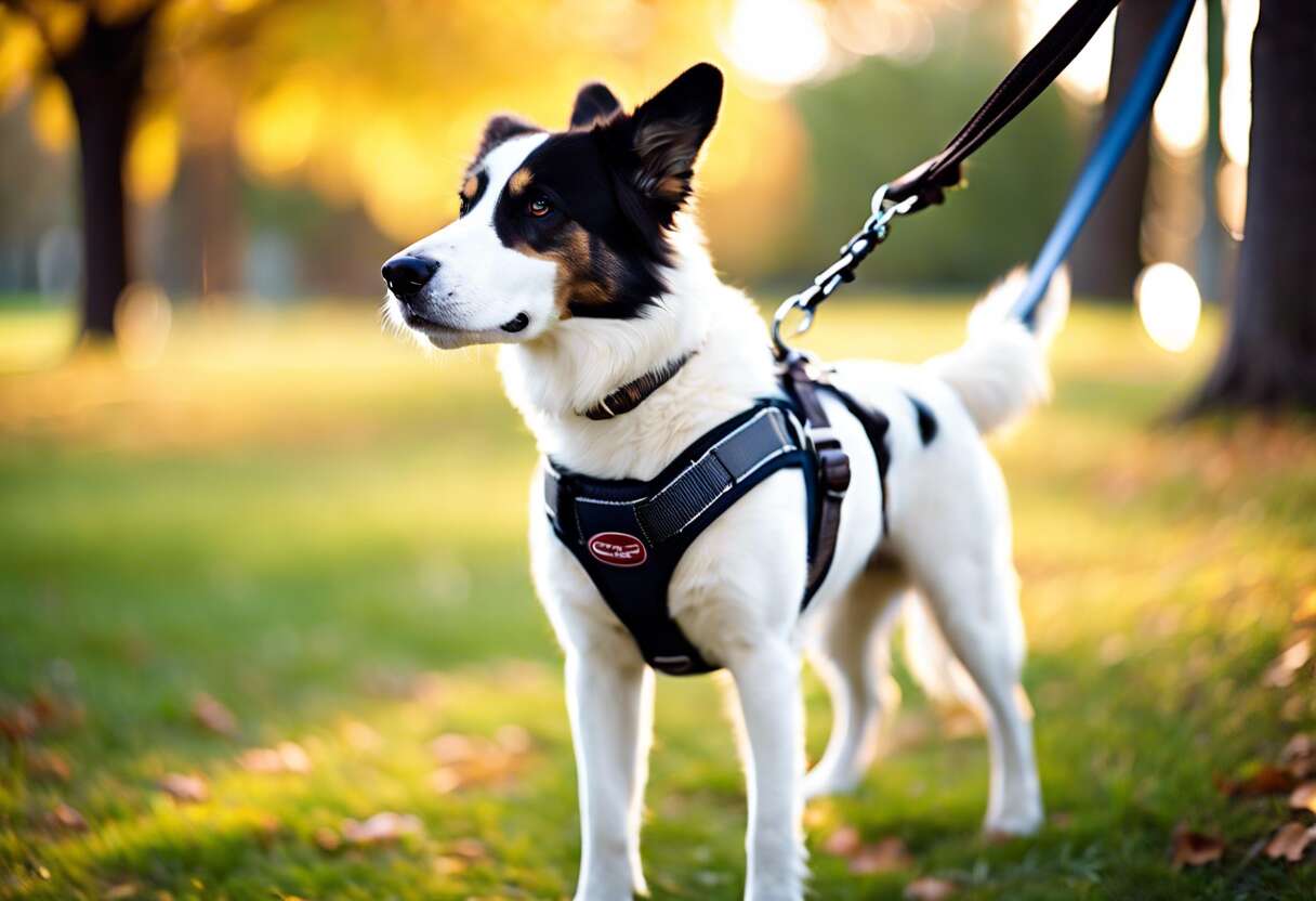 Comment régler le problème d'un chien qui tire sur son harnais ?