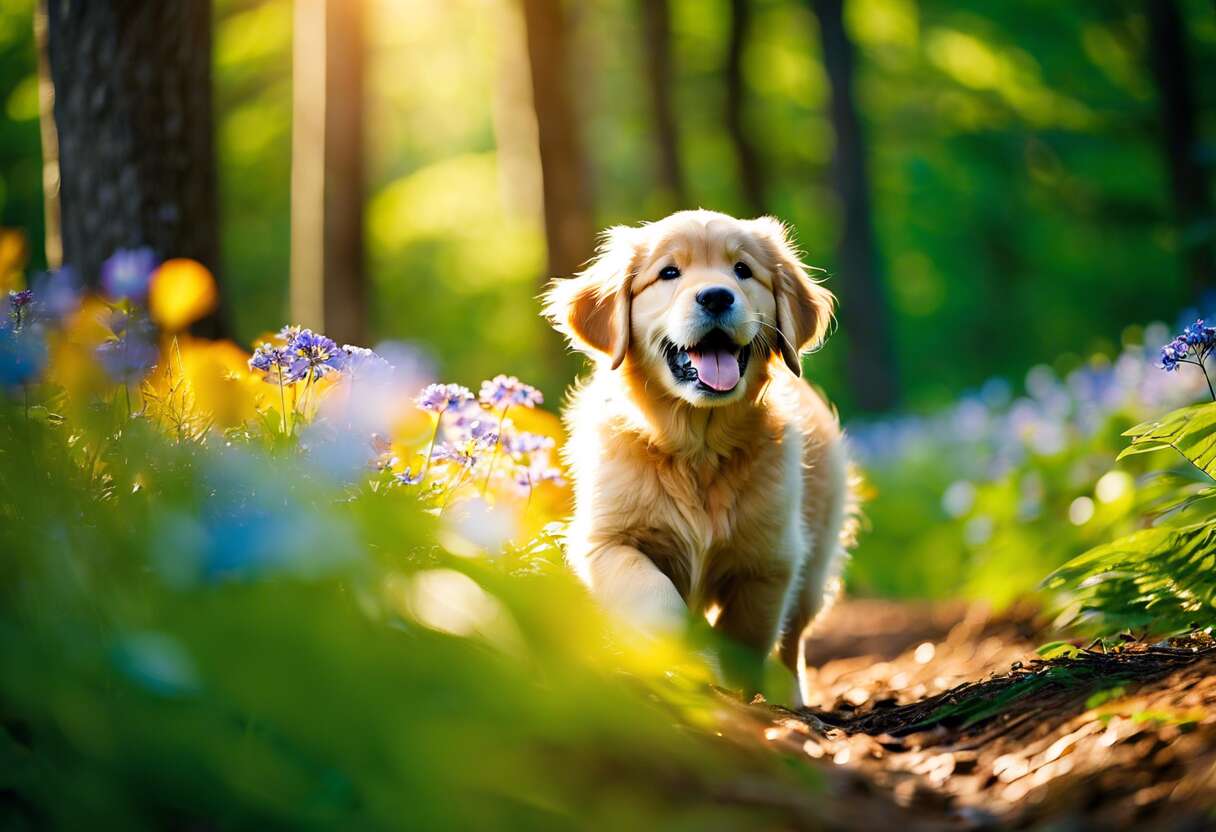 Guide rapide pour explorer la nature avec votre chiot dans le Sud de Jersey