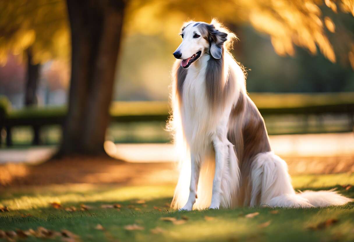 Le barzoï : caractéristiques et conseils pour cette race de chien élégante