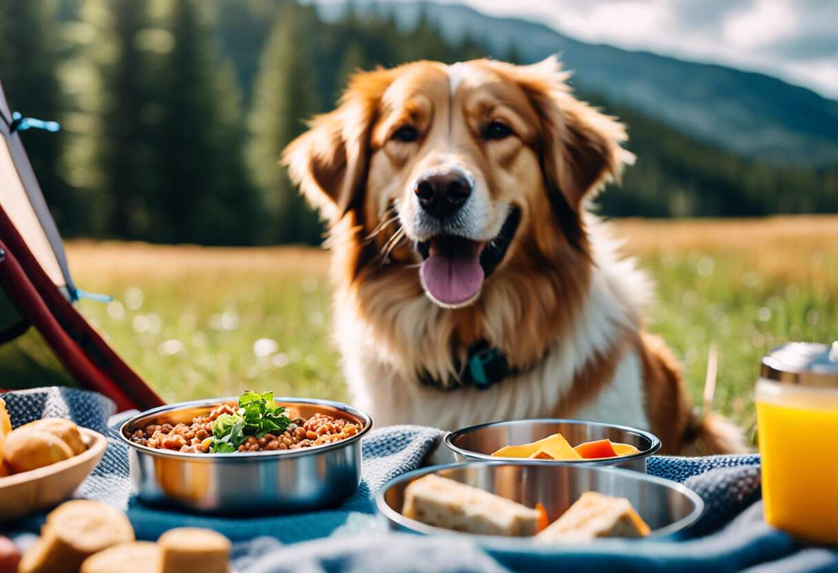 Alimentation du chien en vacances : conseils pour voyager sereinement
