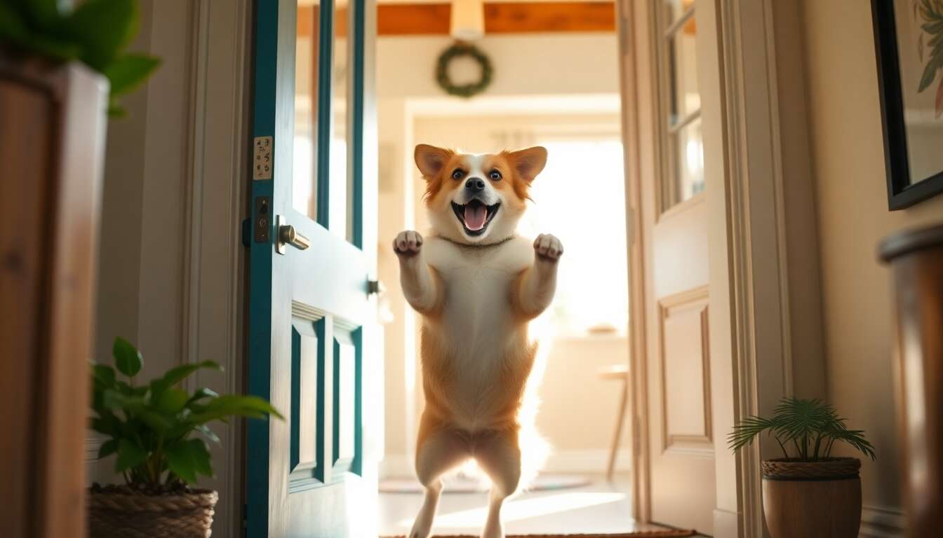 Pourquoi mon chien saute sur les invités et comment y remédier
