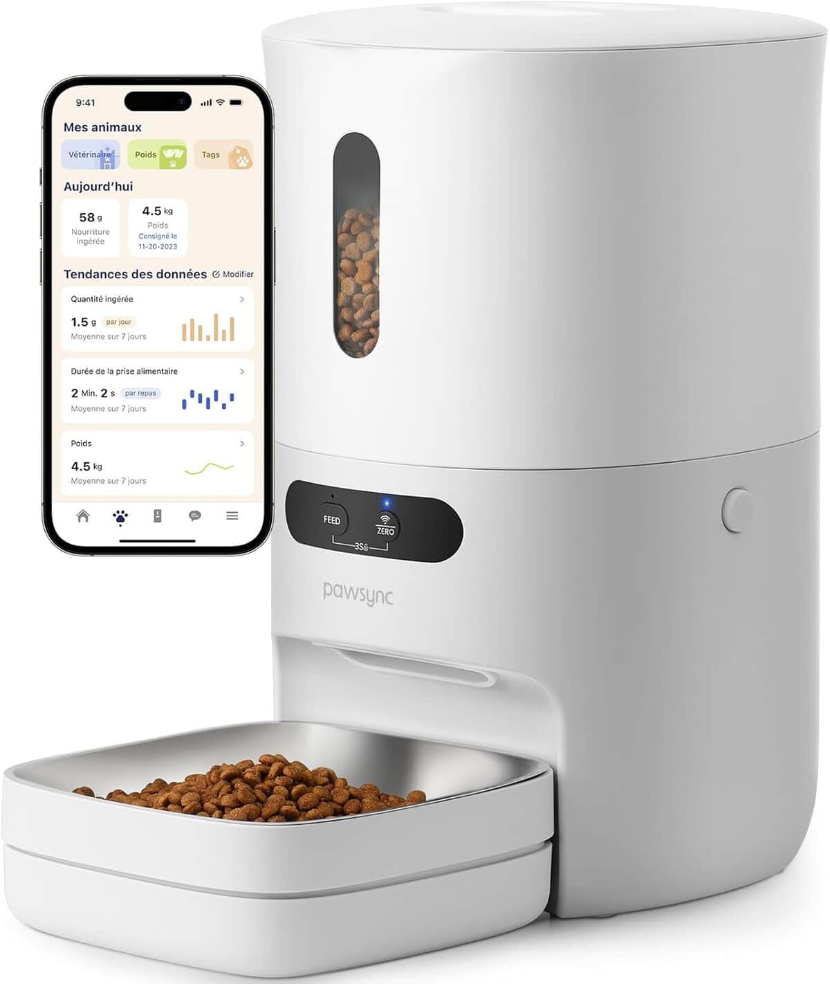 Test du distributeur automatique Pawsync : technologie et praticité réunies