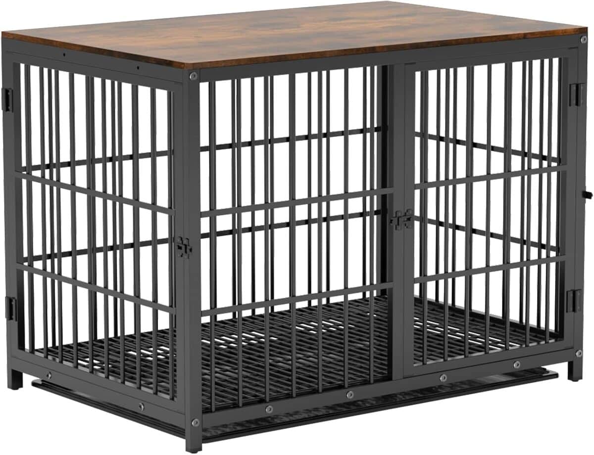 Avis sur le meuble cage chien en bois moderne XXL