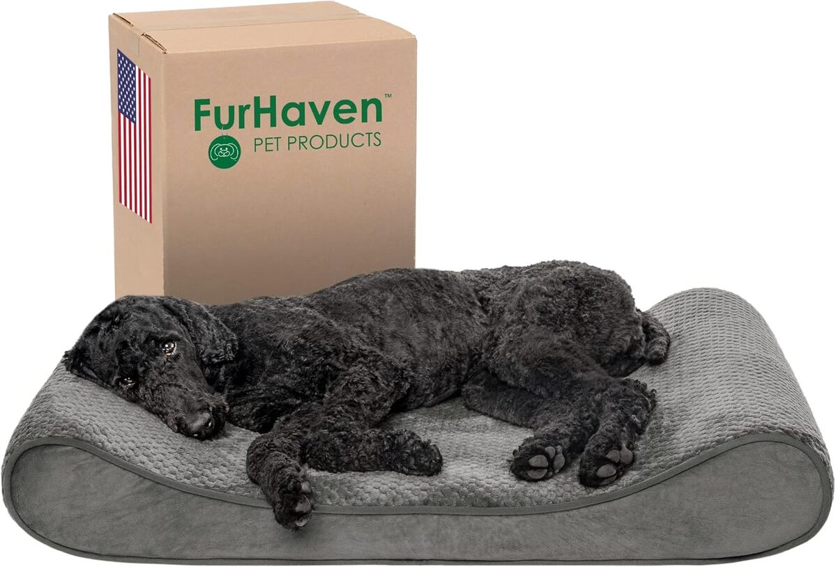 Test du lit orthopédique FurHaven pour grands chiens : confort et praticité