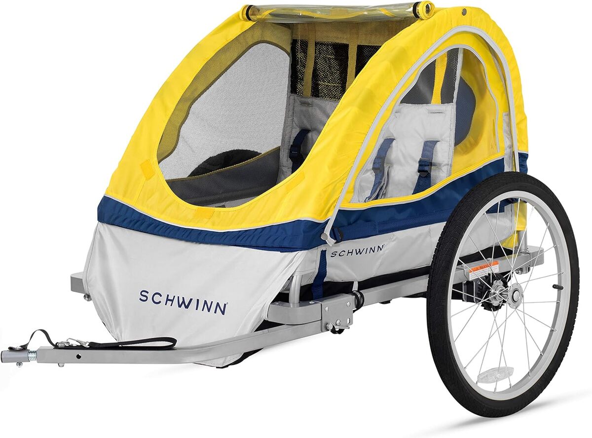 Test de la remorque Schwinn Echo et Trailblazer : porte-bébé pratique et polyvalent