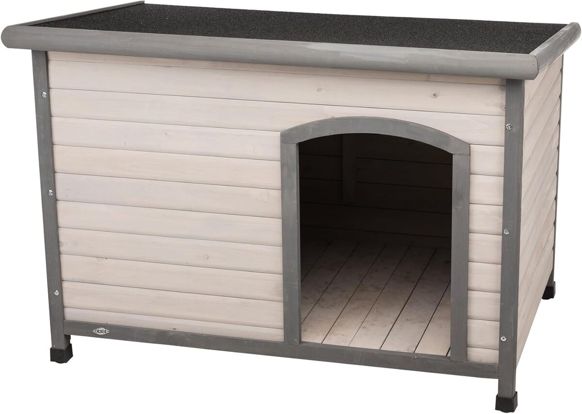 Test : niche classic Natura à toit plat pour chiens taille M-L