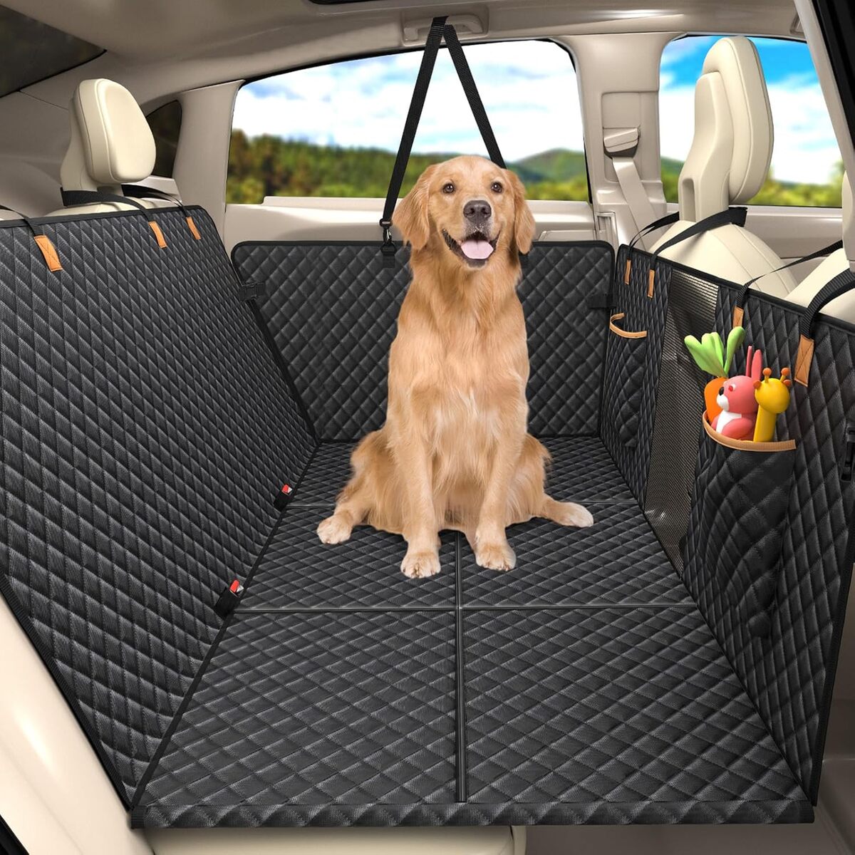 Test : housse auto pour chien Lekeinchi résistante aux rayures et imperméable