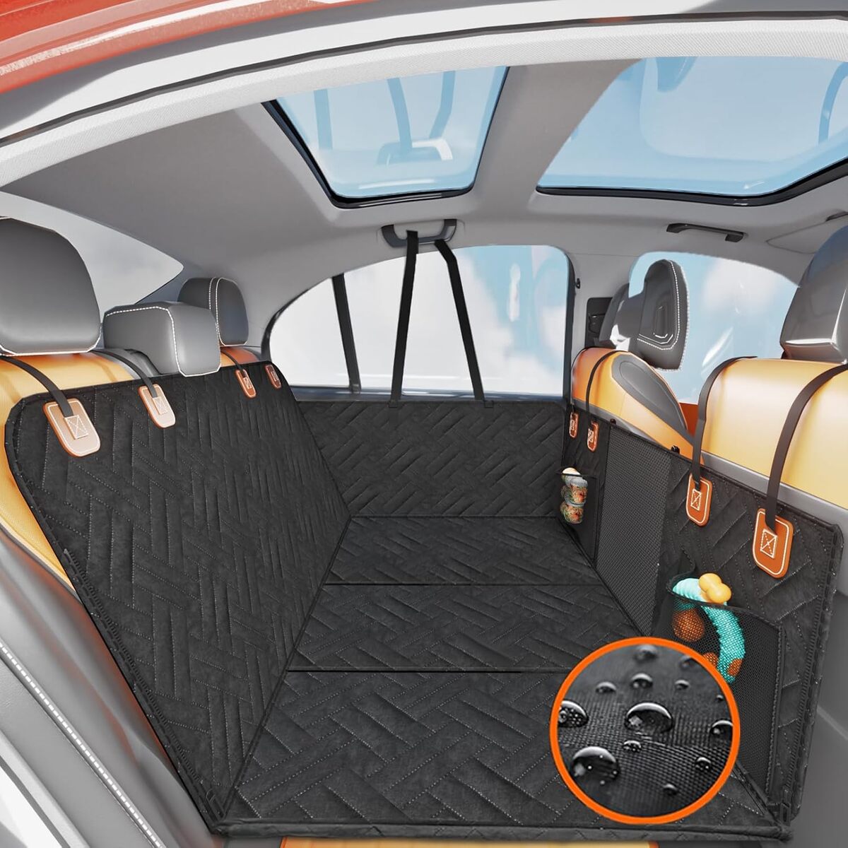 Test : housse de siège rigide pour chiens avec fenêtre et poche imperméable