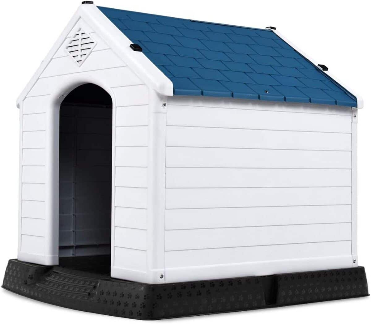 Test niche pour chien Goplus : maison en plastique ventilée et étanche