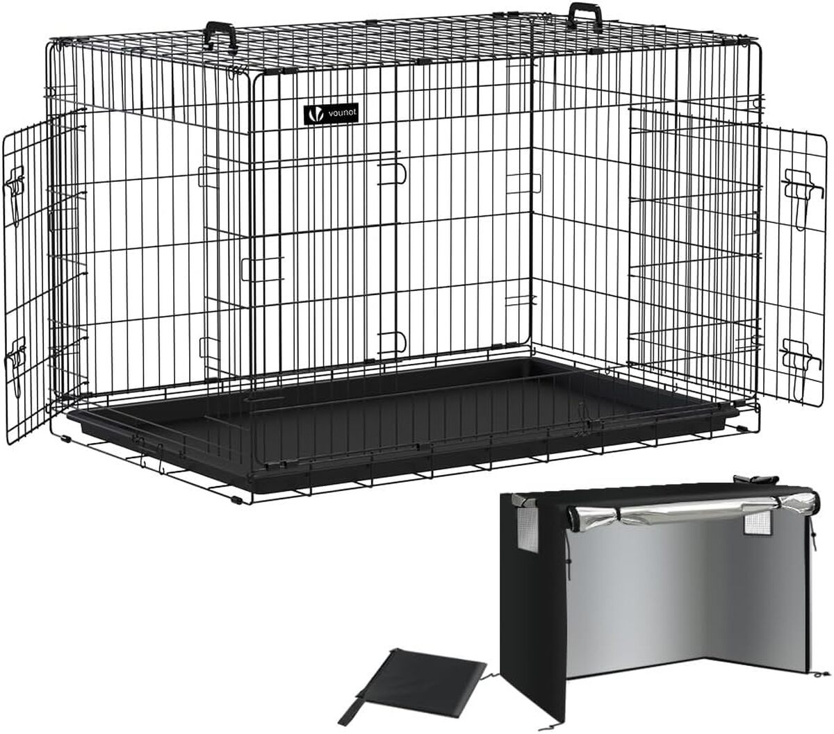Test : cage pliable pour chien Vounot 122x75x81 cm