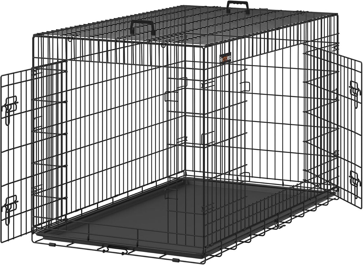 Test : cage pour chien pliable Feandrea PPD054B01, taille XXXL
