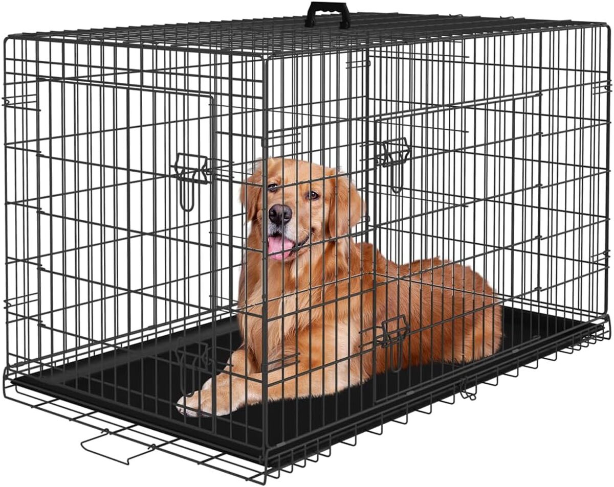 Test de la cage pliable FDW pour chien et autres animaux