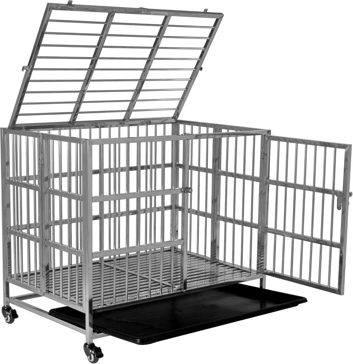 Test de la cage pour chien INOX : robustesse et praticité