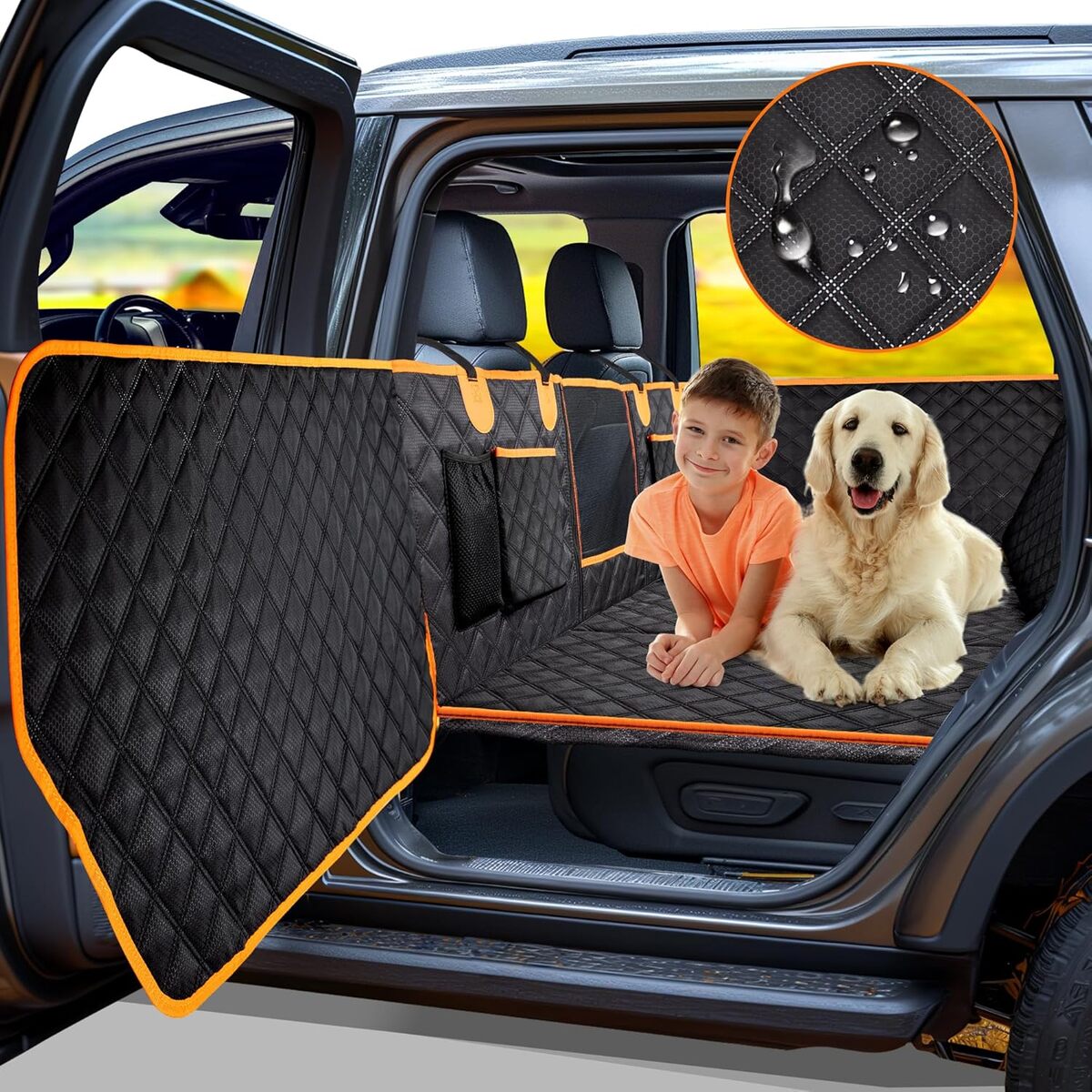 Test : housse de siège de voiture pour chien avec protection de porte pour voyages