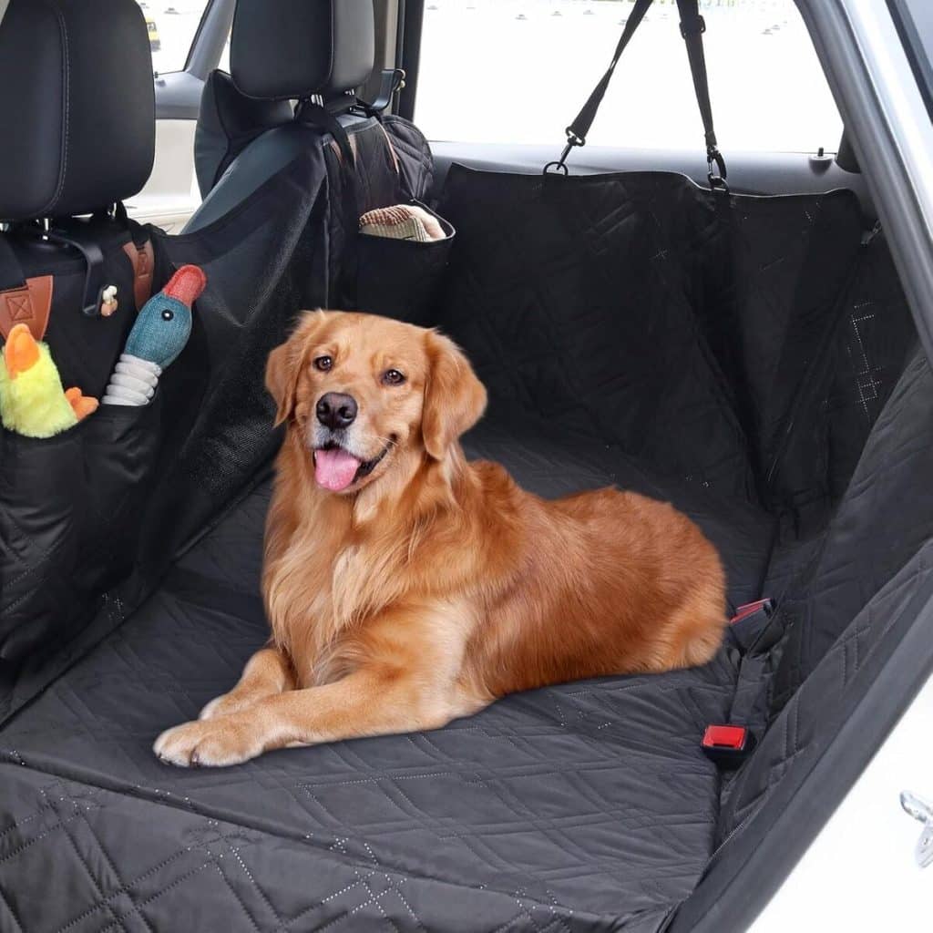 Test : protège-siège de voiture Maxetodo pour chien, fond dur et imperméable