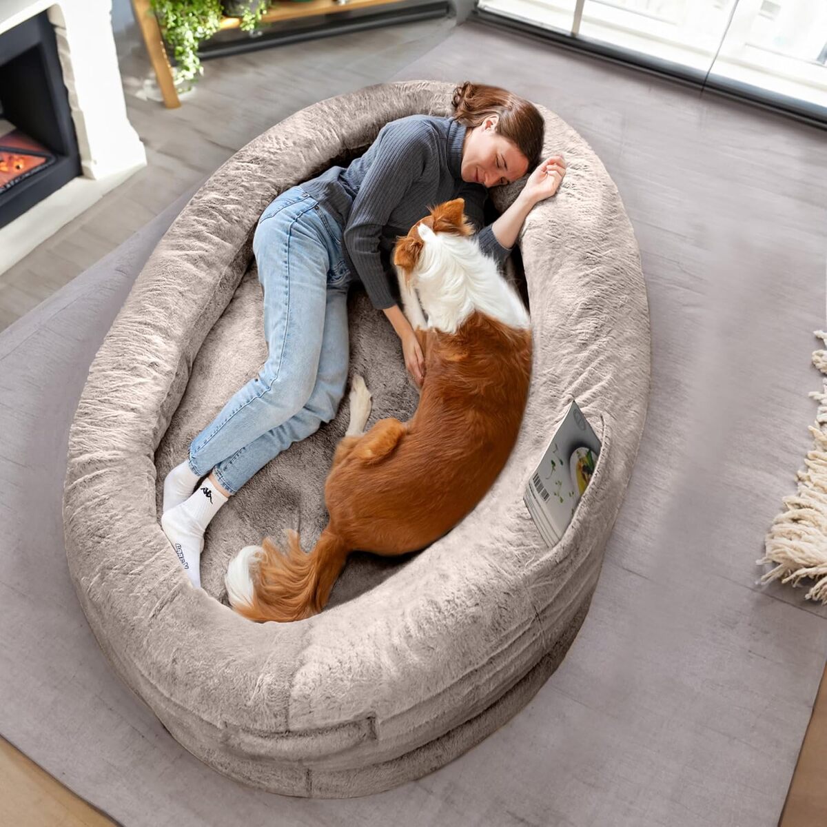 Test du lit Odoxia pour humains et chiens : confort géant et chaleur