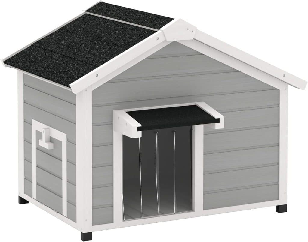 Test : niche extérieure PawHut en bois massif avec toit ouvrable