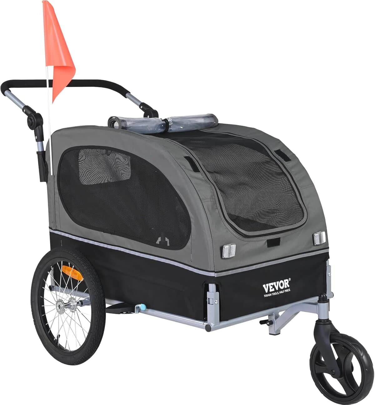 Housse De Protection Pliable Pour Remorque De Vélo - PVC Oxford 600D Imperméable - Universelle, Pour Remorque Enfant Ou Chien