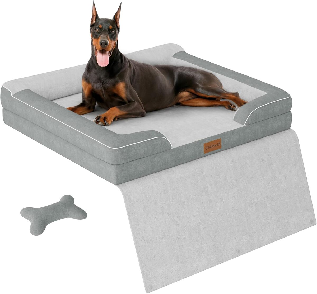 Test du canapé orthopédique CWAWZ XXL pour chiens de grande taille