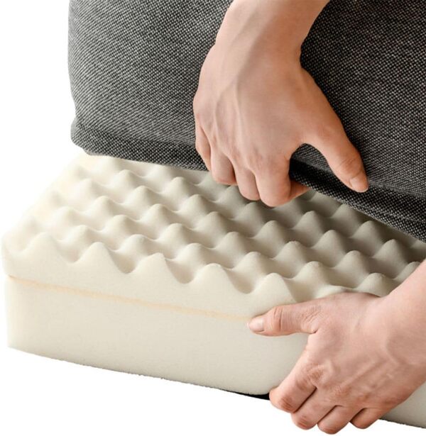 HUNTER orthopédique Livingston Anthracite Chien Canapé, 100 x 80 cm, Grande