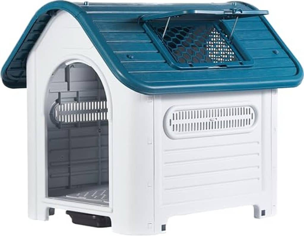 Test : niche Lanco pour chiens, avec toit ouvrant et toilettes