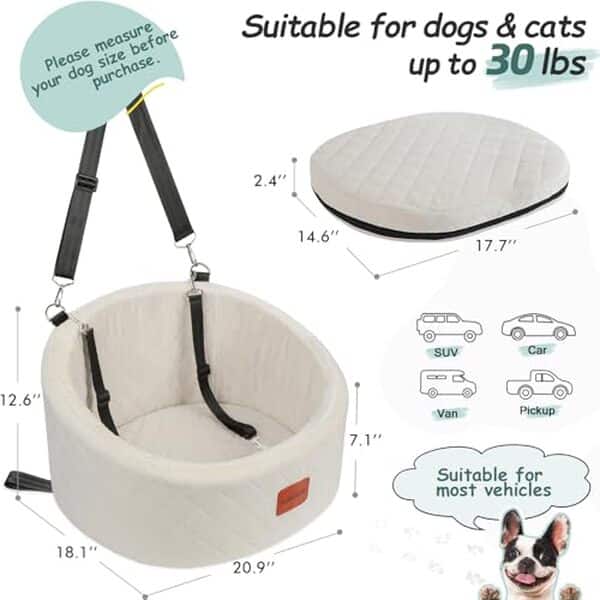 Découvrez le test du siège auto Lealchum pour chiens et offrez à votre compagnon le confort et la sécurité lors de vos trajets.