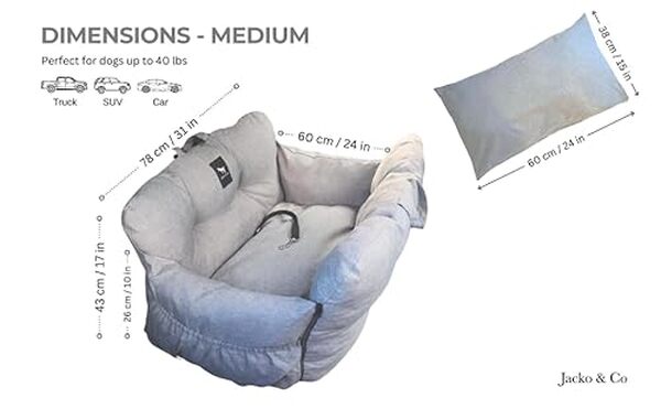 Découvrez notre test complet du siège auto et lit Jacko & Co conçu spécialement pour le confort et la sécurité de votre petit chien lors de vos voyages. Innovant et pratique  !