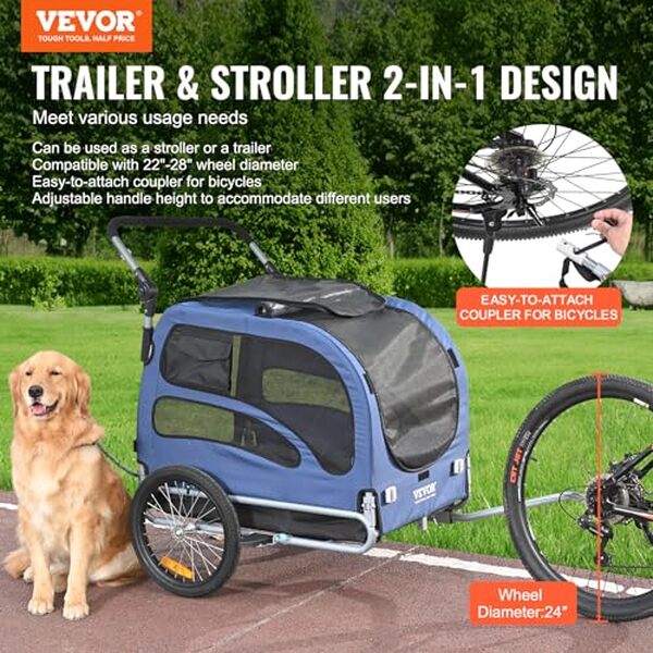 Découvrez notre évaluation complète de la remorque de vélo pour chien VEVOR. Praticité, confort et fiabilité au rendez-vous pour vos balades avec votre compagnon à quatre pattes.