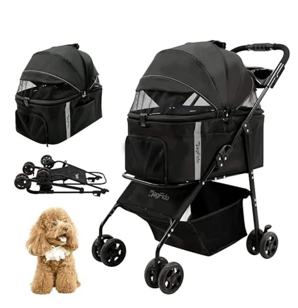 Test de la poussette multifonction 3 en 1 WagFido pour animaux