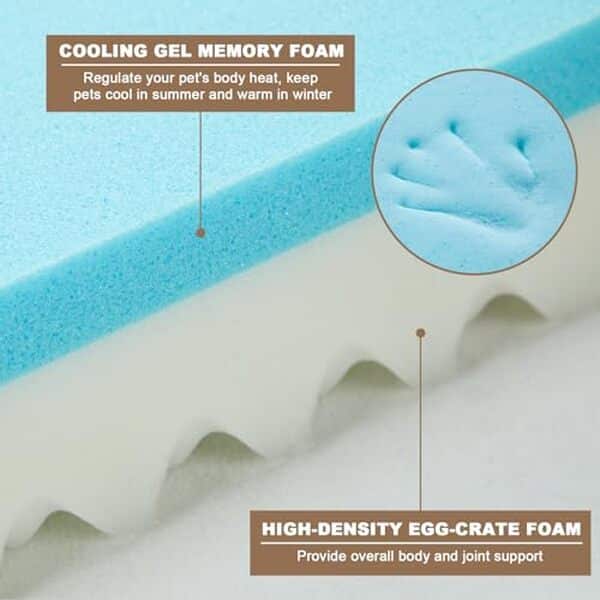 Découvrez le confort absolu pour votre chien avec le lit orthopédique Yiruka XL : un choix idéal pour le bien-être et le soutien de votre compagnon à quatre pattes.