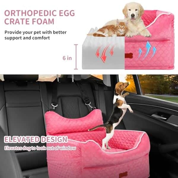 Découvrez le confort et la sécurité des sièges rehausseurs pour chiens : analyse complète et avis détaillé pour choisir le meilleur pour votre animal de compagnie