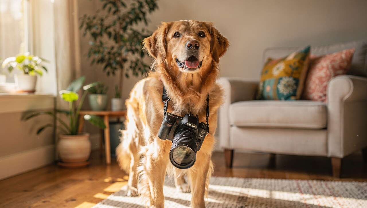 Votre chien peut-il devenir photographe ?