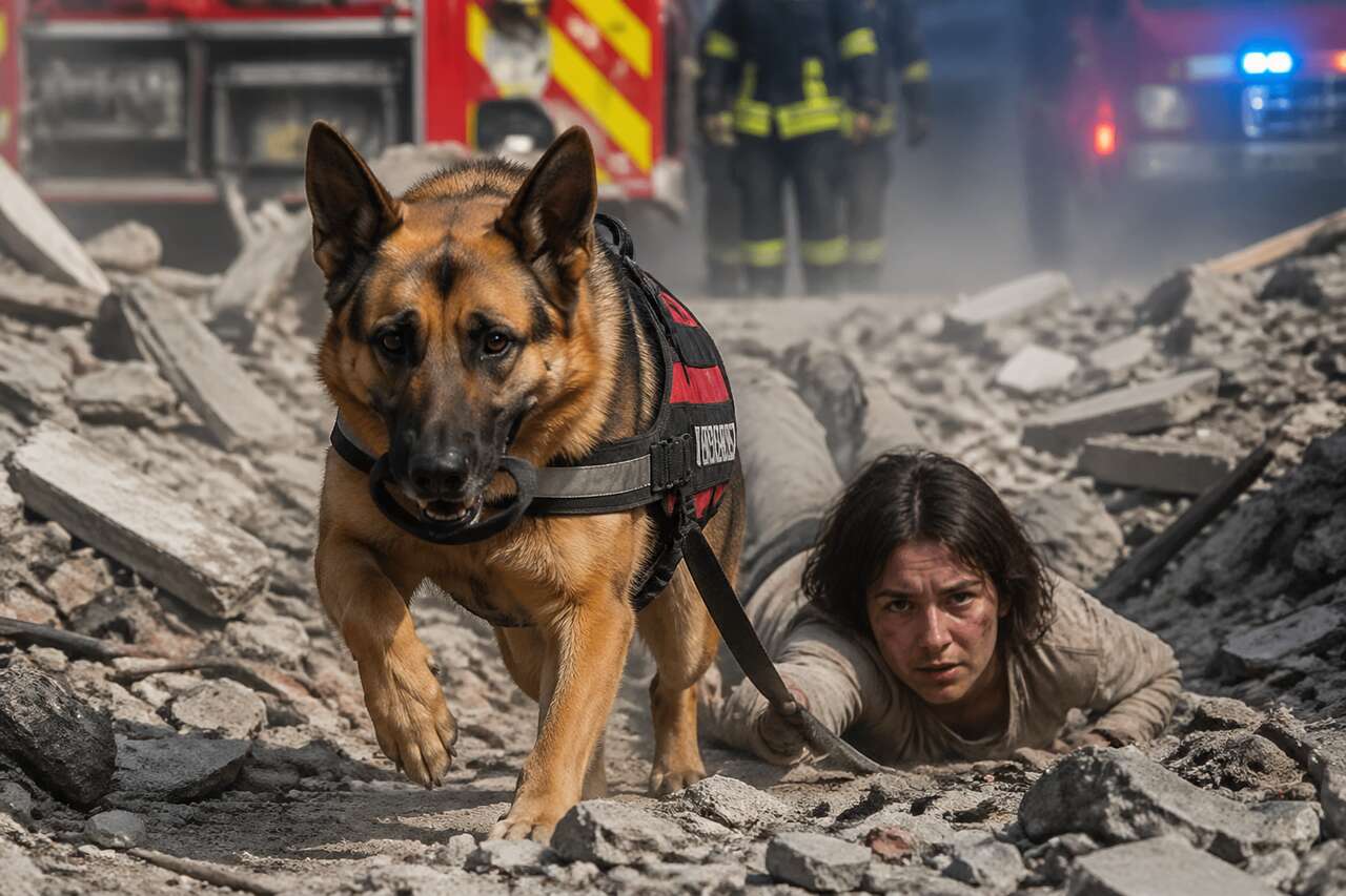 Chiens héros : histoires inspirantes de courage canin