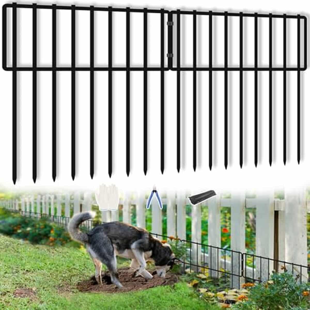Test de la barrière pour animaux KYATE : 32 panneaux antirouille pour jardin