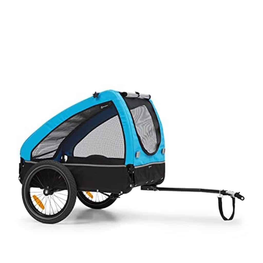 Test de la remorque à vélo pour chiens klarfit husky city