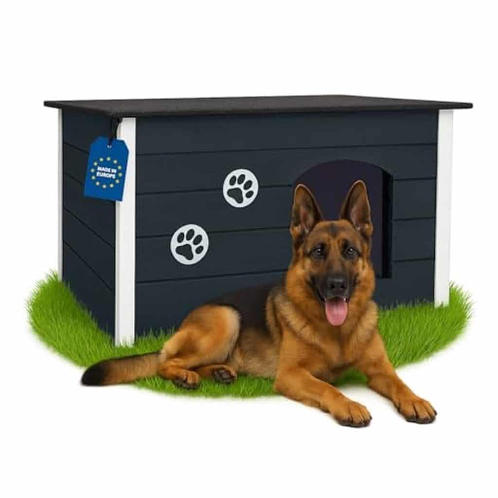 Test : niche isolée Outentin en bois, modèle XL pour chiens