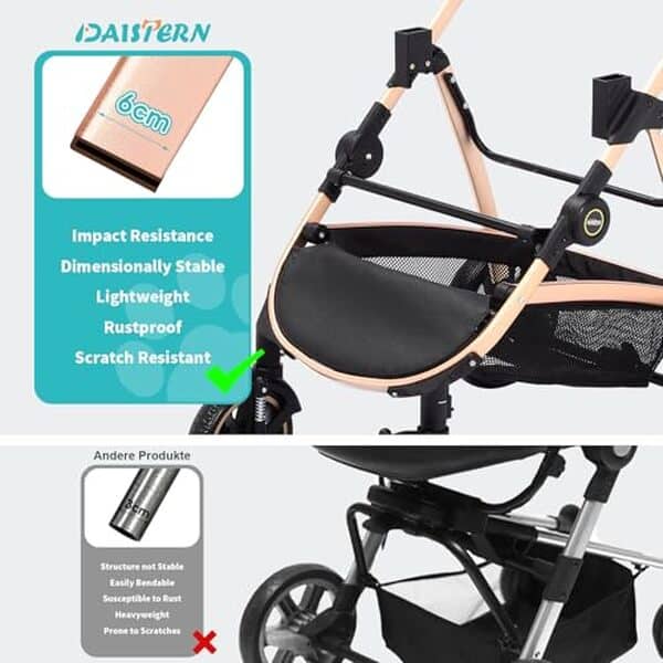 Découvrez notre test détaillé de la poussette pour chien DAISTERN 4 en 1. Capacité jusqu'à 25 kg, design innovant et fonctionnalités pratiques pour vos déplacements avec votre animal. 