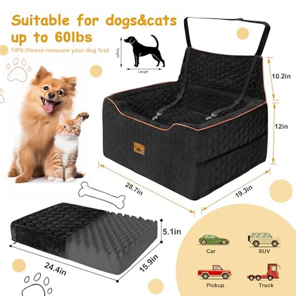 Découvrez notre test complet du siège auto rehausseur melafa365 pour chiens de taille moyenne : caractéristiques, avantages et avis pour sécuriser votre animal en voiture. 