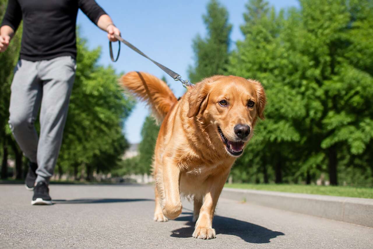 Comprendre pourquoi le chien tire en laisse