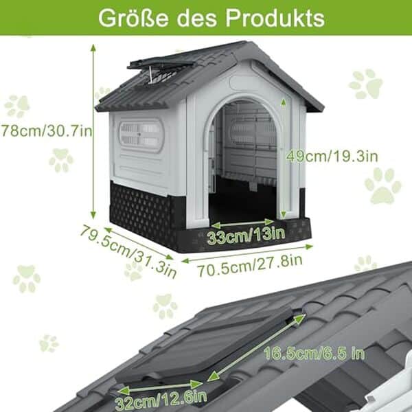 Découvrez notre test détaillé de la niche imperméable Aufun pour animaux. Dimensions 79, 5 x 70, 5 x 78 cm, qualité, durabilité et avis utilisateurs. 