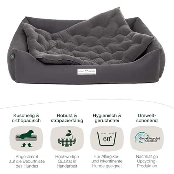 Découvrez notre test complet du panier orthopédique XXL Hound & Nature Zurich : le meilleur choix pour le confort et la santé de votre grand chien.
