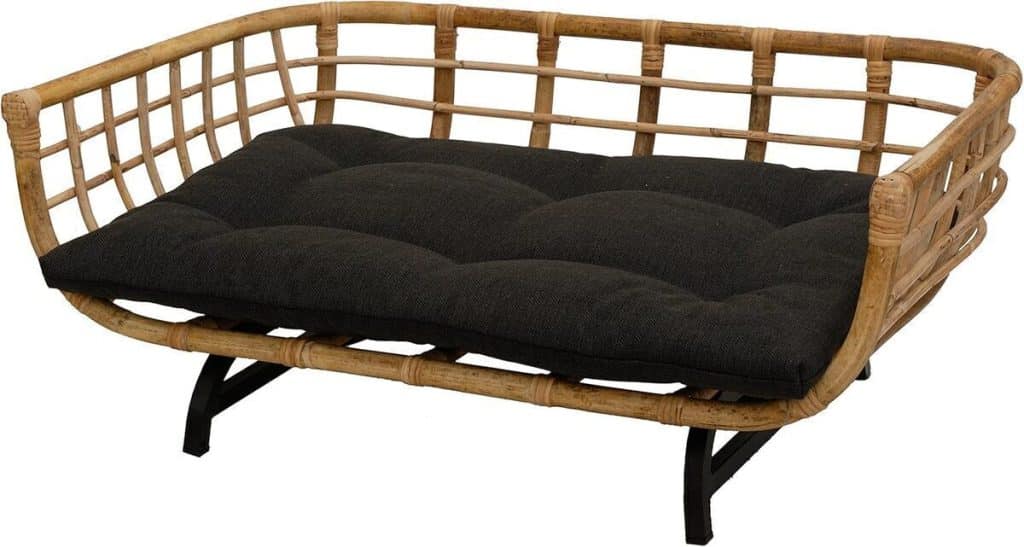 Avis sur le panier XL en rotin pour animaux avec coussin