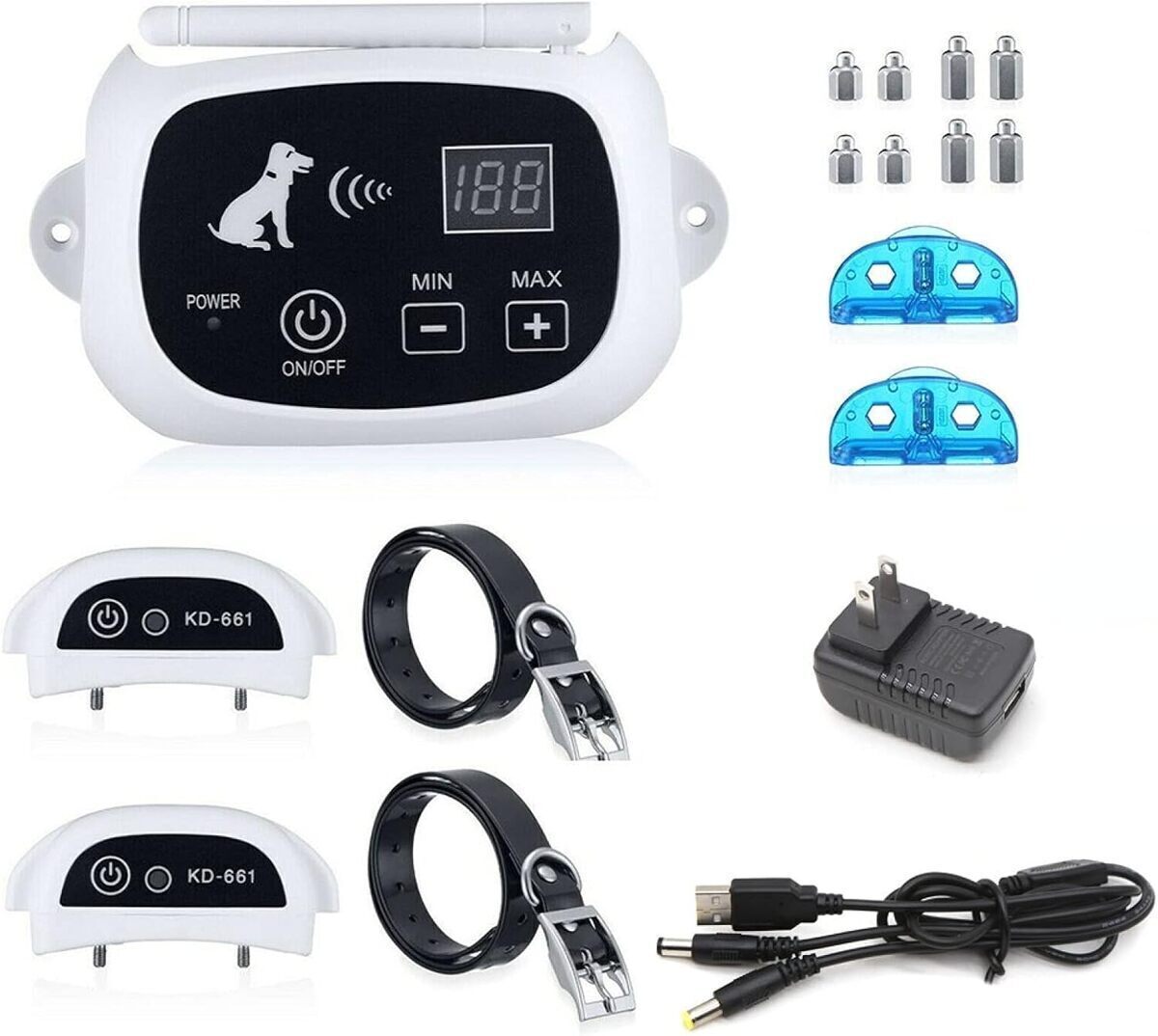 Test de la clôture électronique sans fil n-x kd661 étanche pour chiens
