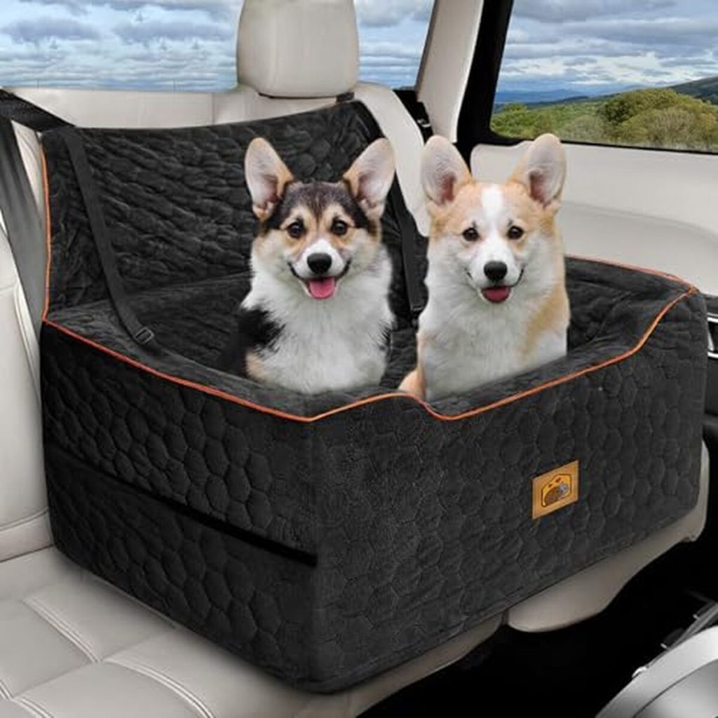 Test du siège auto rehausseur melafa365 pour chien de taille moyenne